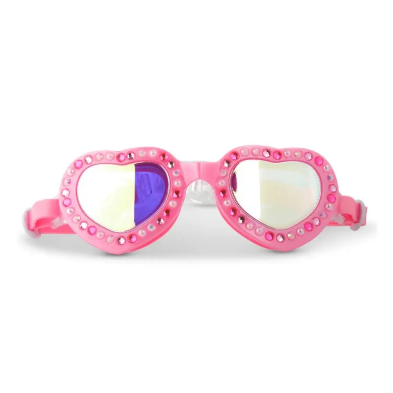 Swim Goggles Beautiful Bows - Pink Lace