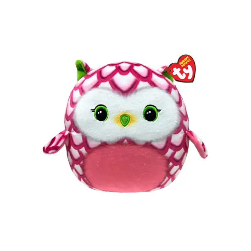 TOOTIE - Owl pink squish 10"