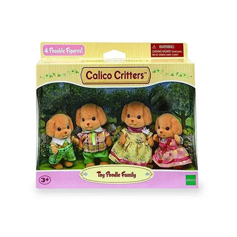 Toy Poodle Family: Calico Critters
