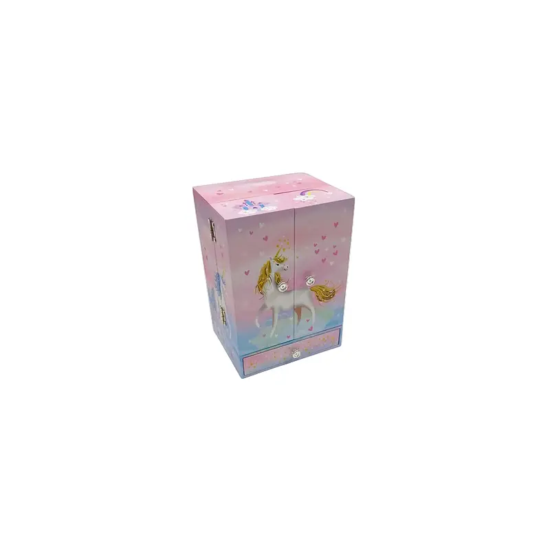 Unicorn Wardrobe Jewellery Box DAN133
