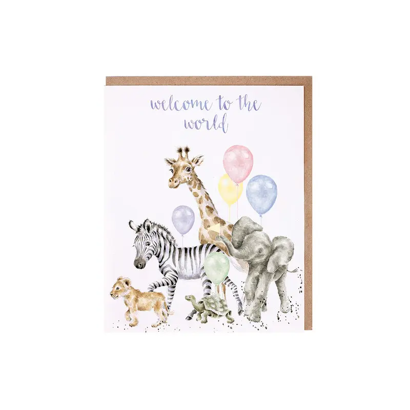 Welcome to the World - Animals Card