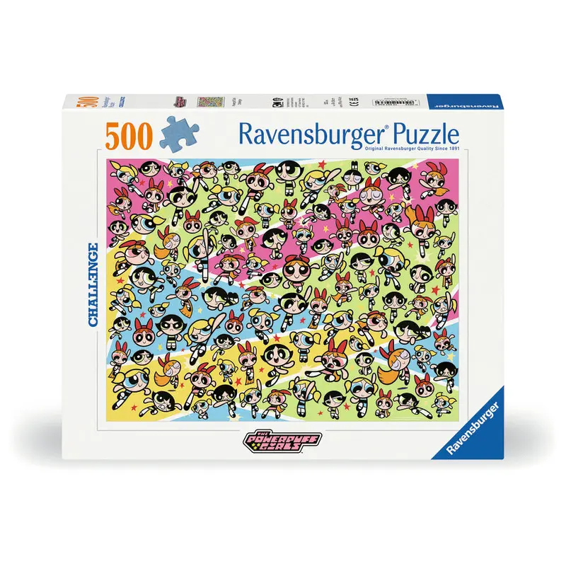 The Powerpuff Girls: Powerpuff Girls Challenge - 500 Pc Puzzle