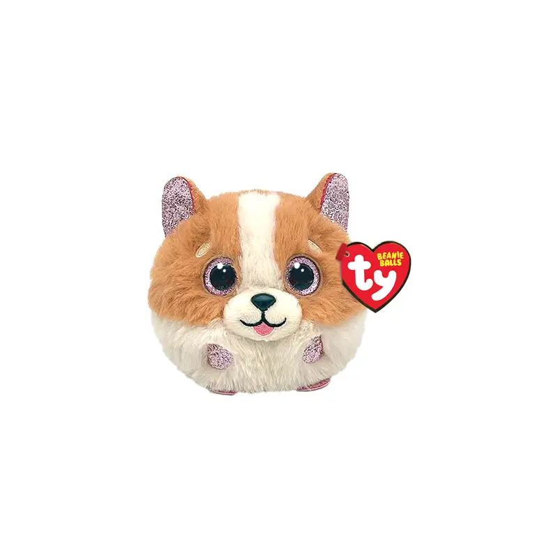 Tanner - Dog Brown/White Ball