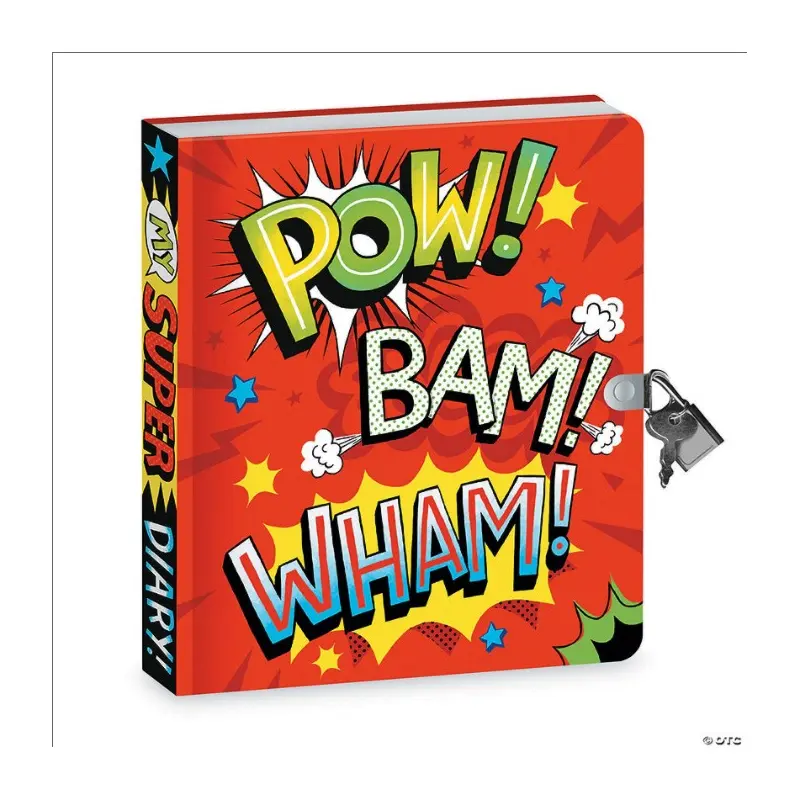 Superhero: Lock & Key Diary