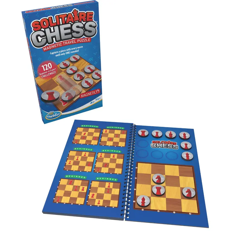 Solitaire Chess - Magnetic Travel Puzzle