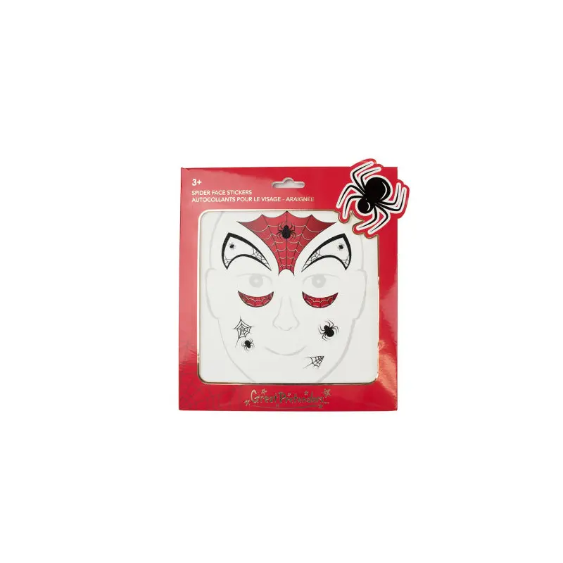 Spider Face Stickers