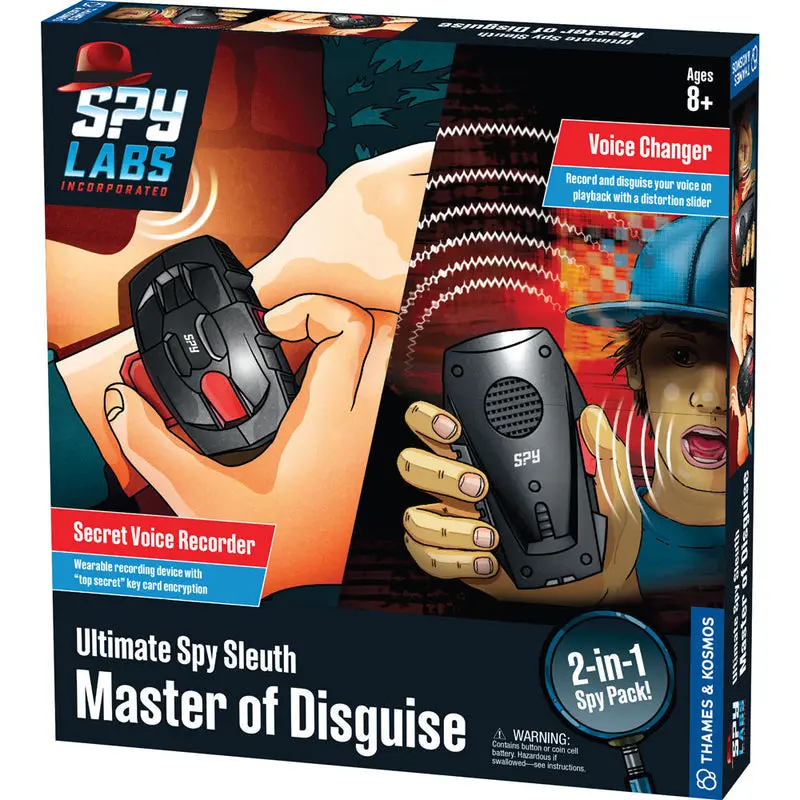 Spy Labs: Ultimate Spy Sleuth 2 - Master of Disguise - Secret Voice Recorder/Voice Changer