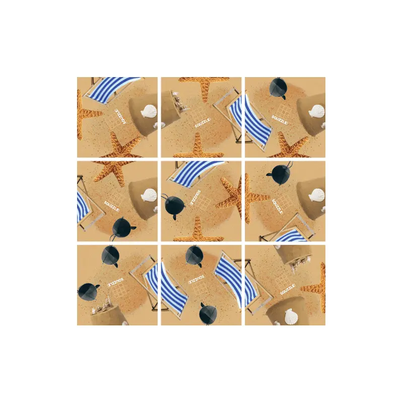 Squzzle Puzzle At the Beach