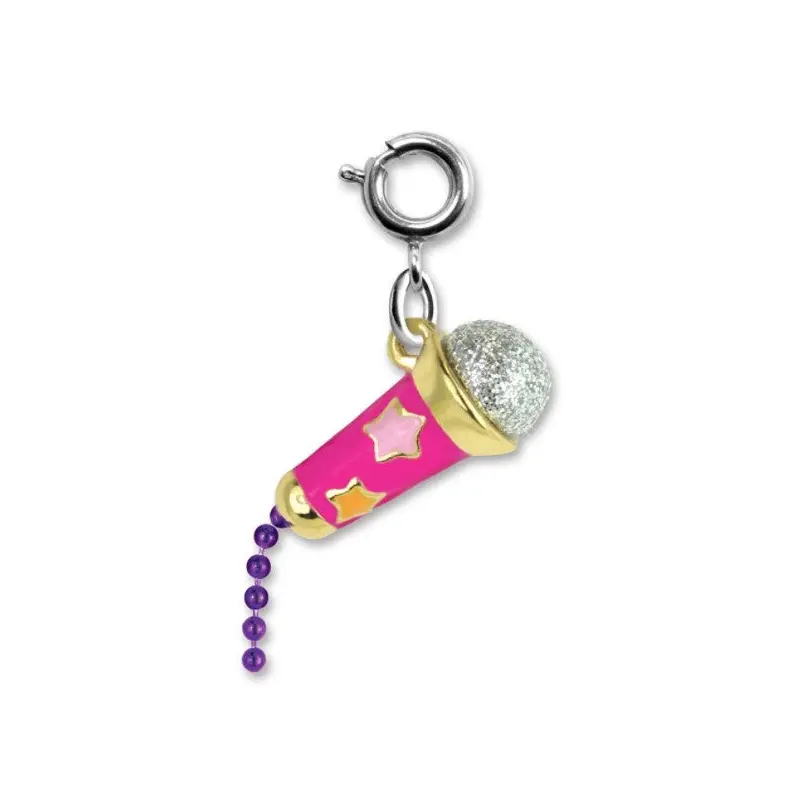 Star Microphone Charm