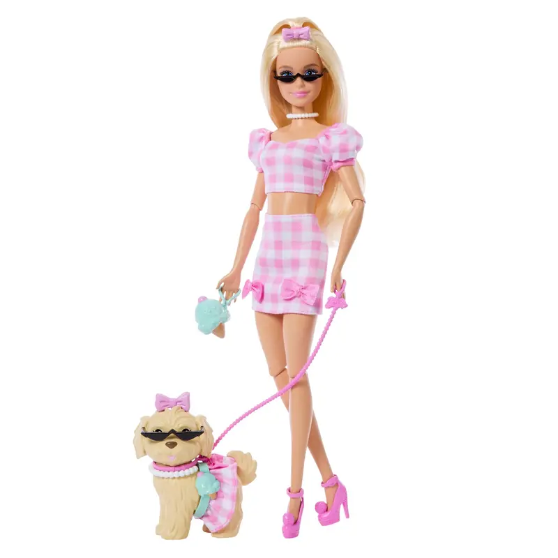 Barbie Fashion & Beauty Boneca Looks Iguais Malibu e Cachorrinho