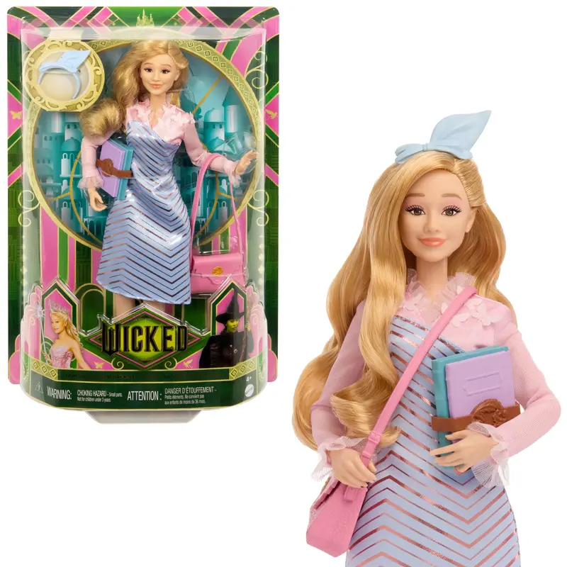 Universal Pictures Wicked Glinda At Shiz University Fashion Doll With Removable Fashions & Accessories