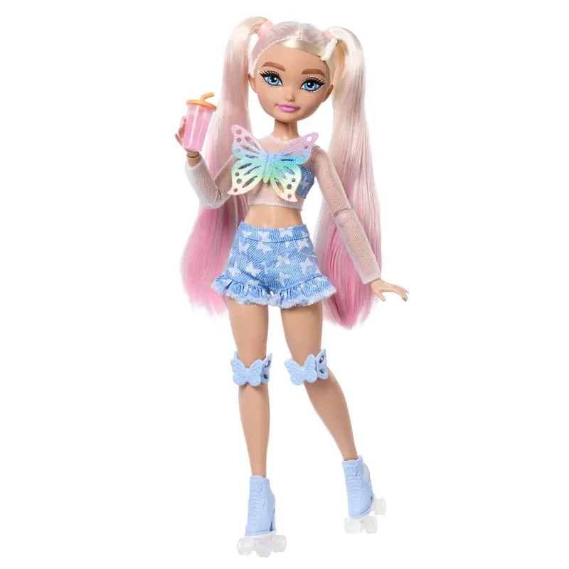 Barbie Dream Besties Mueca Malib Patinadora con Accesorios