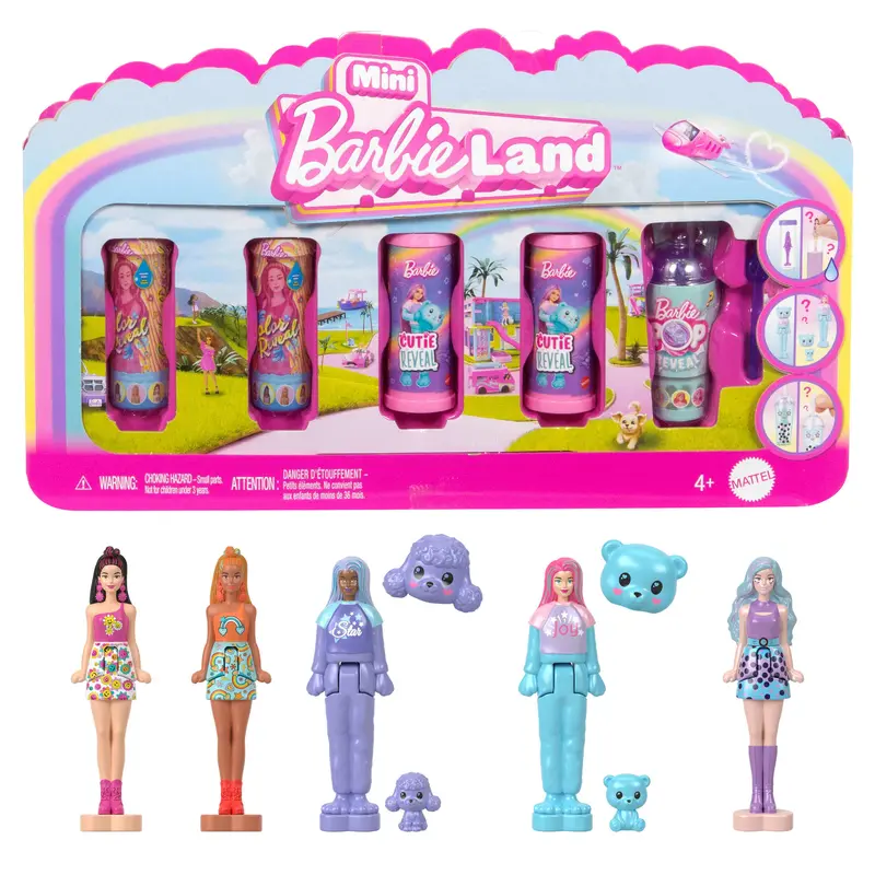 Barbie Mini BarbieLand Muecas Paquete de Mini Reveal