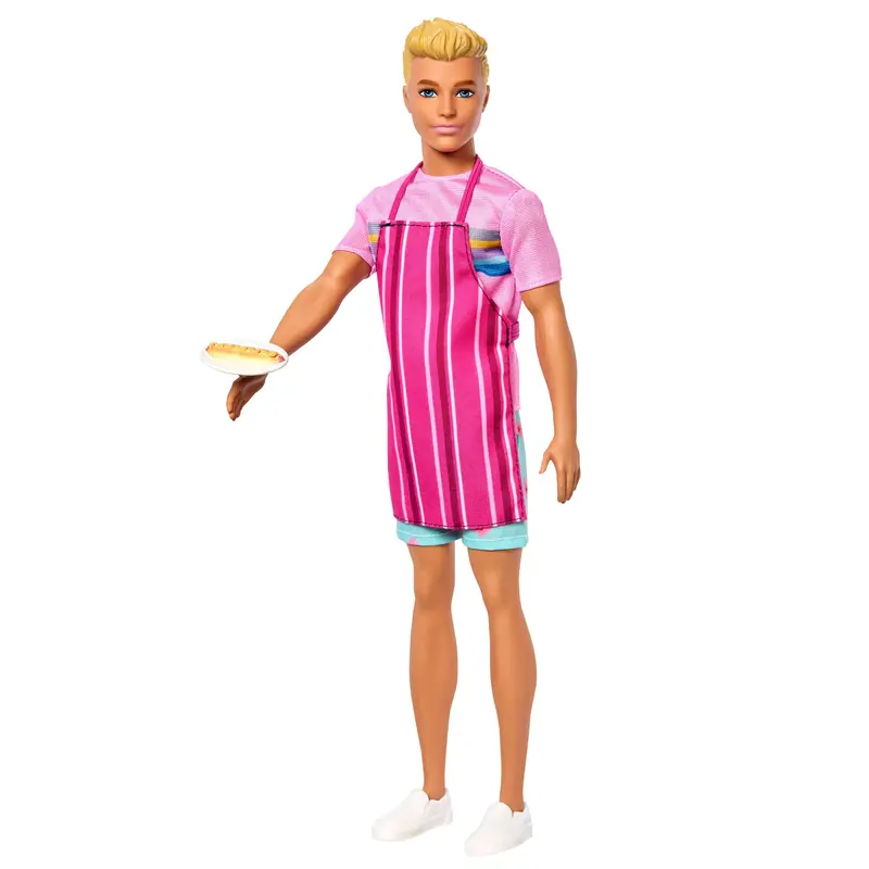 Barbie Mysteries: Beach Detectives Ken Doll in Signature Outfit With Storytelling Accessories