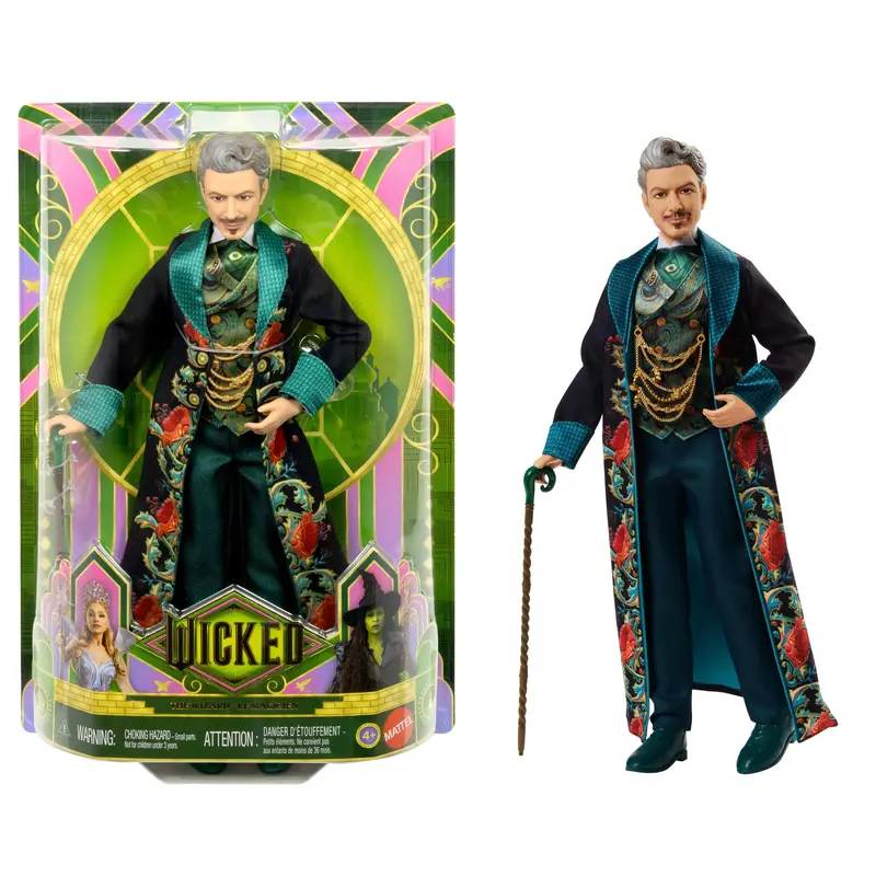 Universal Pictures Wicked: For Good The Wizard Fashion Doll With Movie-Inspired Outfit & Accessory