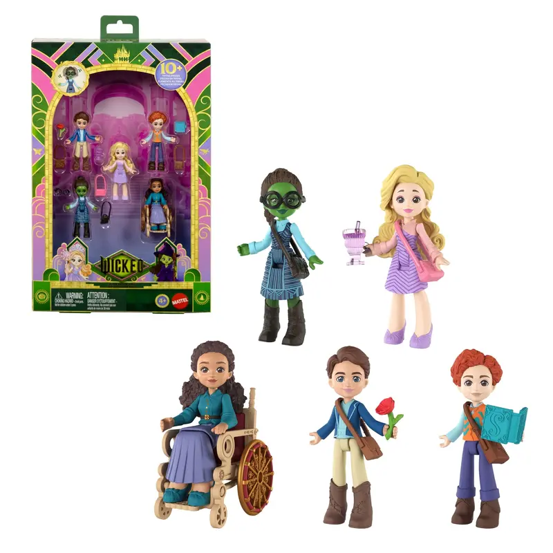 Universal Pictures Wicked Students Of Shiz 5 Small Doll Multipack, Inspired By The Movie