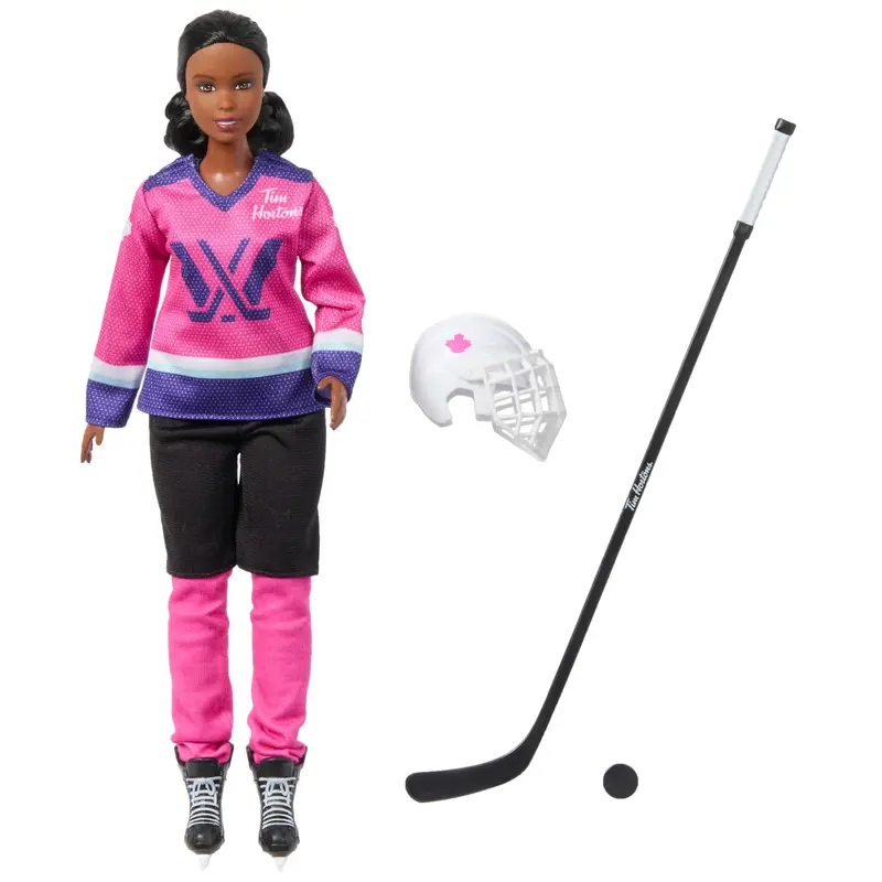 Barbie  Poupe et Accessoires  PWHL Tim Hortons  Joueuse de Hockey