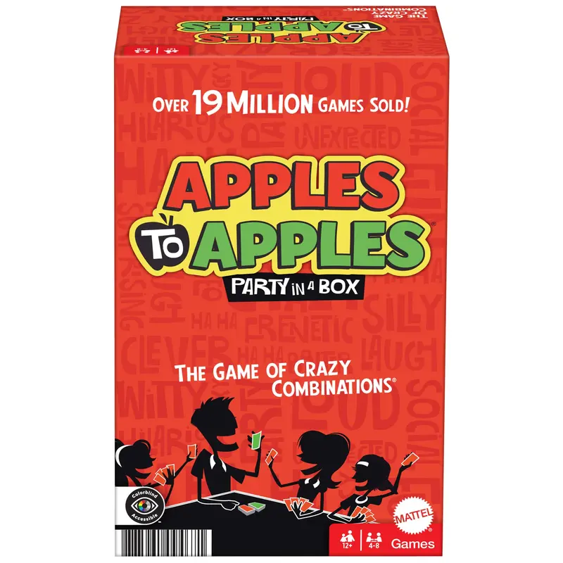 Apples To Apples Game Of Comparisons For Game Nights, Parties & Family Reunions