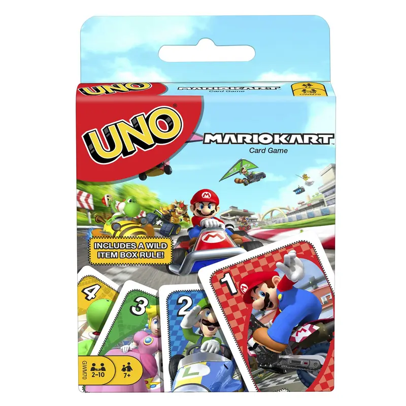 UNO Mario Kart Card Game With 112 Cards For Players 7 Years Old & Up
