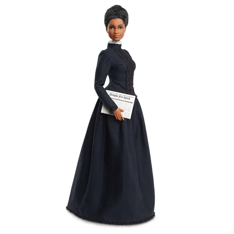 Barbie Inspiring Women Ida B. Wells Collectible Doll With Newspaper Accessory