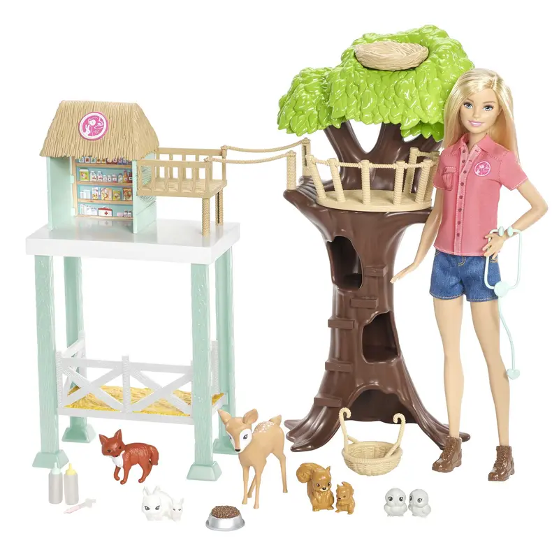 Barbie Animal Rescuer Doll & Playset