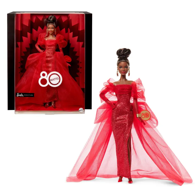 Barbie 80E Anniversaire de Mattel Poupe
