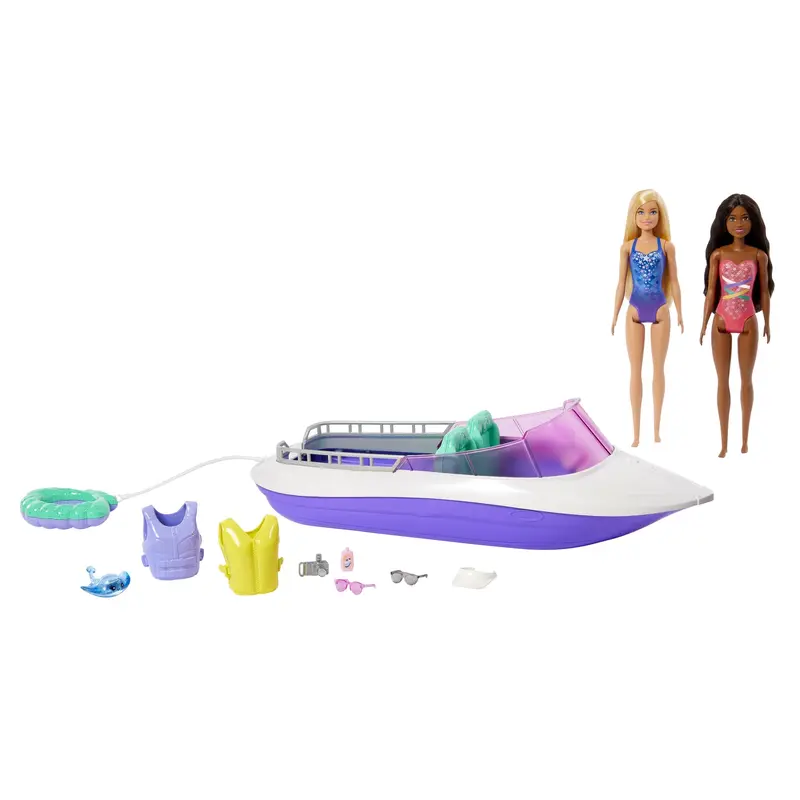 Barbie Mermaid Power Poupes, Bateau et Accessoires