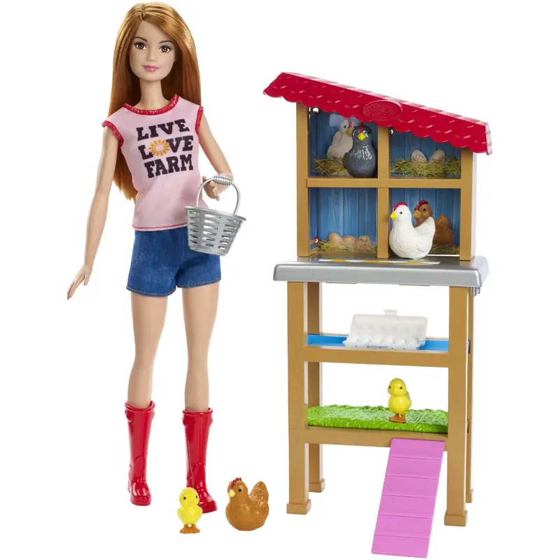 Barbie Coffret Poupe Barbie Fermire