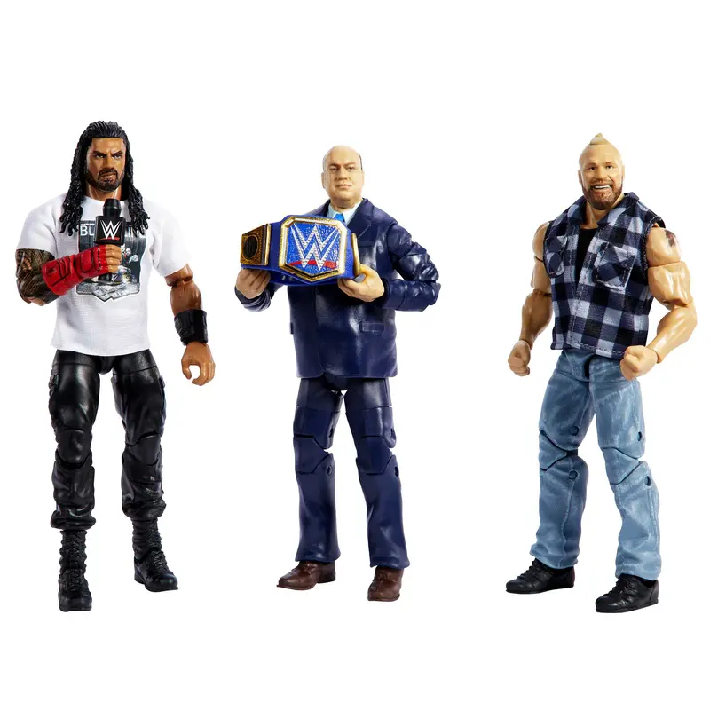 WWE Elite Collection  Action Figure 3-Pack Tribal Chief vs Beast Incarnate
