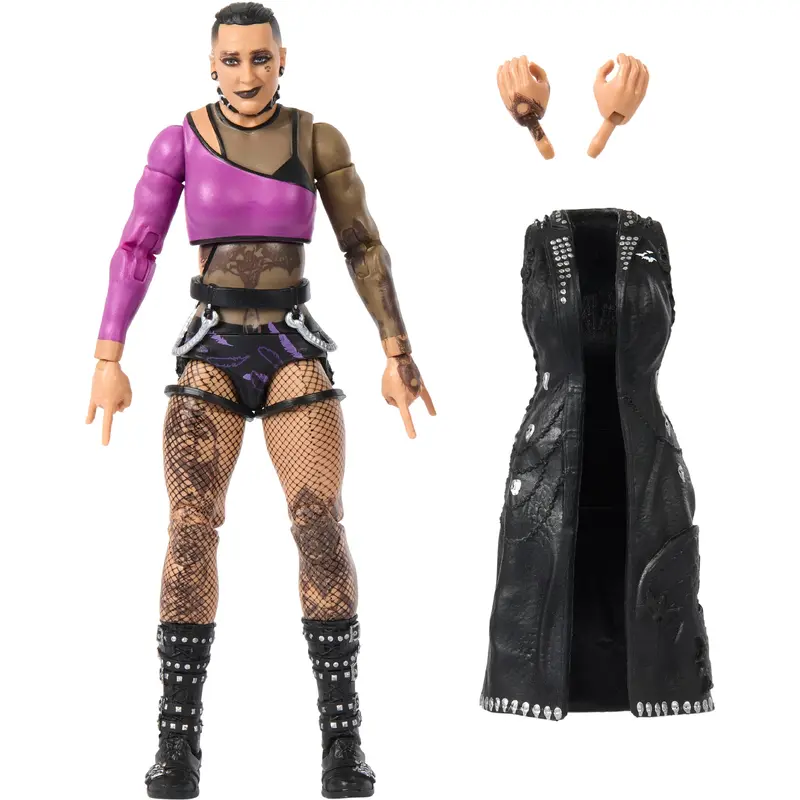 WWE Rhea Ripley Elite Collection Action Figure With Accessories, Articulation & Life-Like Detail