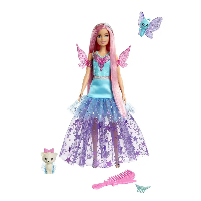 Barbie Doll With 2 Fantasy Pets, Barbie Malibu From Barbie A Touch Of Magic