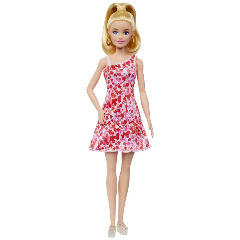 Barbie Fashionistas205Poupe Queue de Cheval, Robe  Fleurs