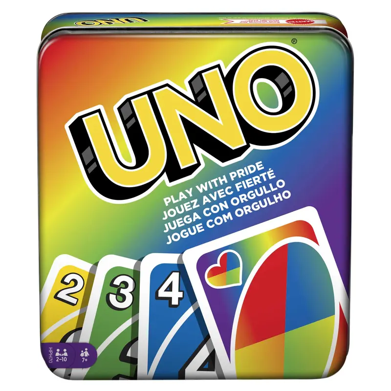 UNO Card Game Play With Pride Tin With It Gets Better Project, Celebrating Lgbtq+ Community