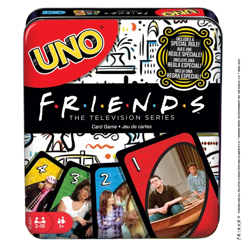 UNO Friends Card Game in Collectible Tin