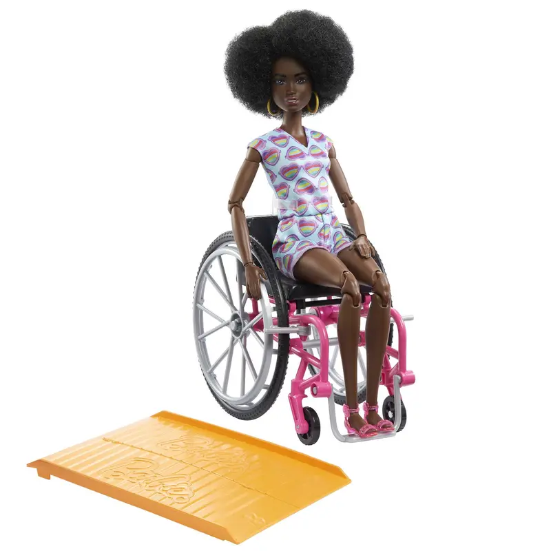 Barbie Fashionistas Poupe Avec Fauteuil Roulant et Rampe