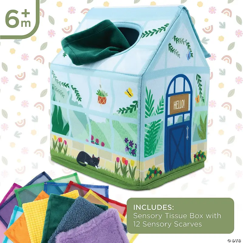 Sensory Sprouts: Peek & Pull - Baby Tissue Box Toy