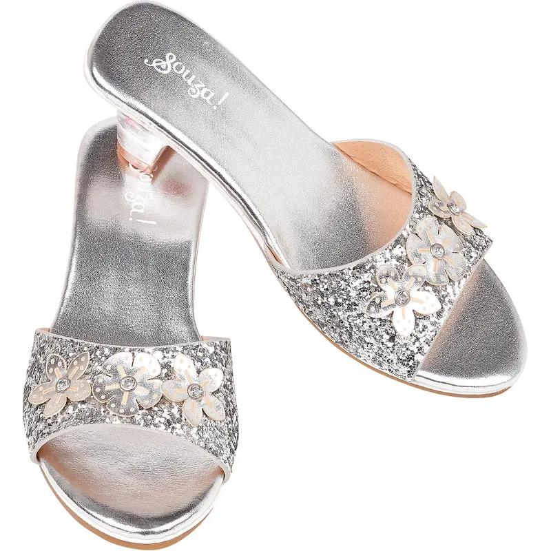 Slipper High Heel Mariona Silver (Size 10-11)