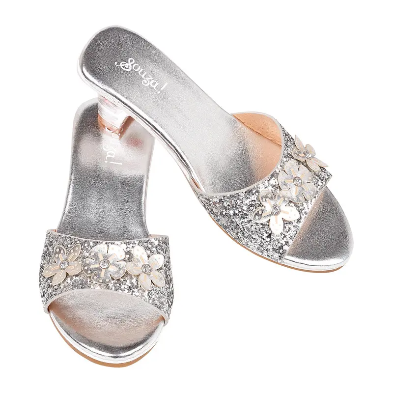 Slipper High Heel Mariona Silver (Size 8-9)