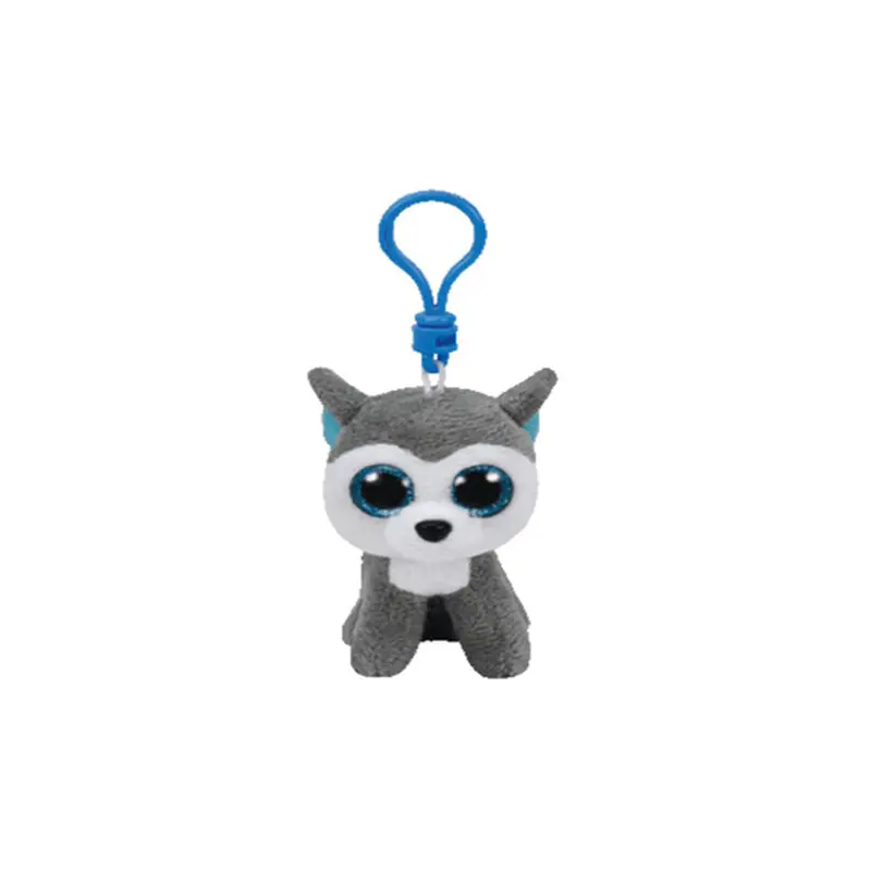 Slush Husky Gray Beanie Boo Clip
