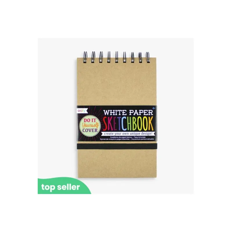 Small DIY Sketchbook: White