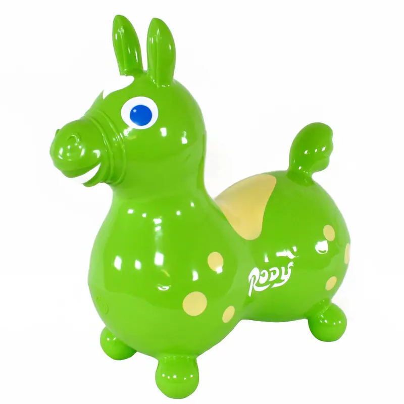 Rody Horse, Lime Green W/Pump