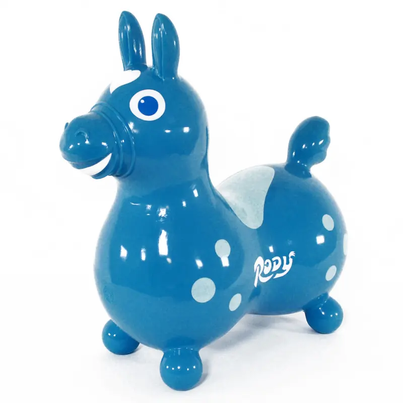 Rody Horse, Teal W/Pump