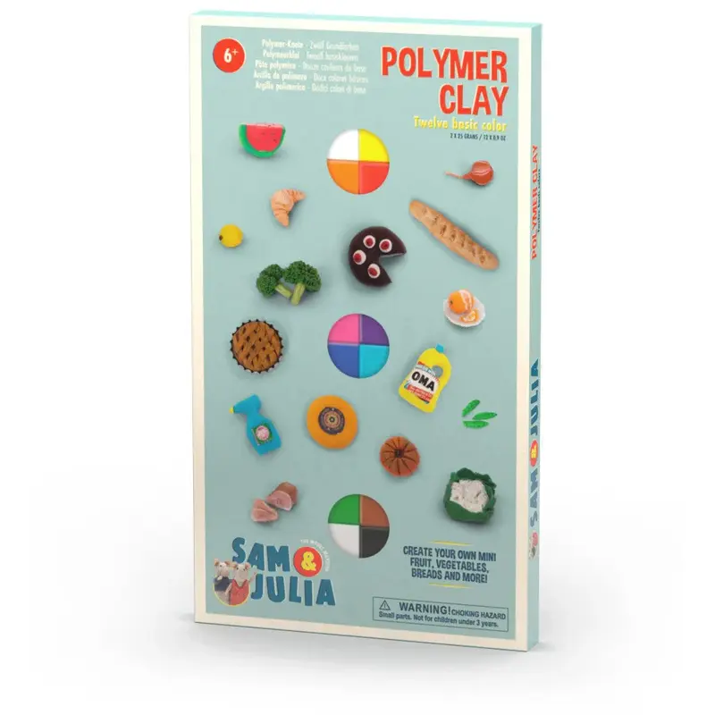 Sam & Julia: Polymer Clay - 12 Colors