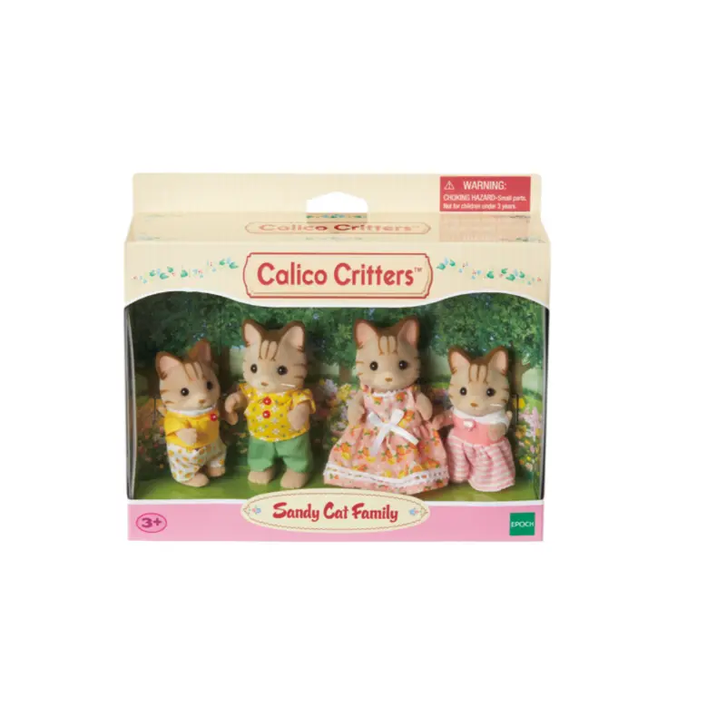 Sandy/Striped Cat Family