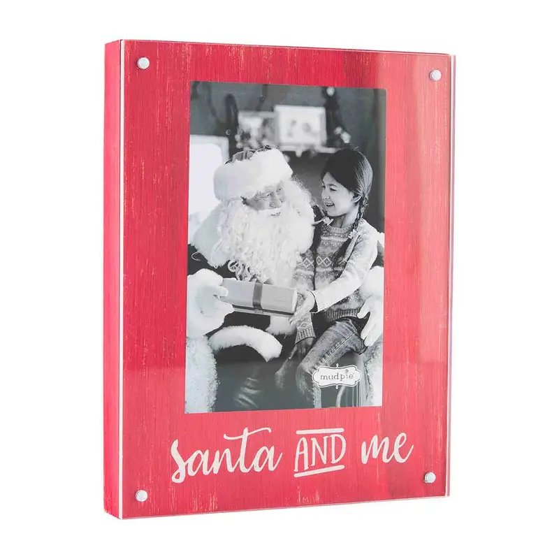 Santa and Me Frame
