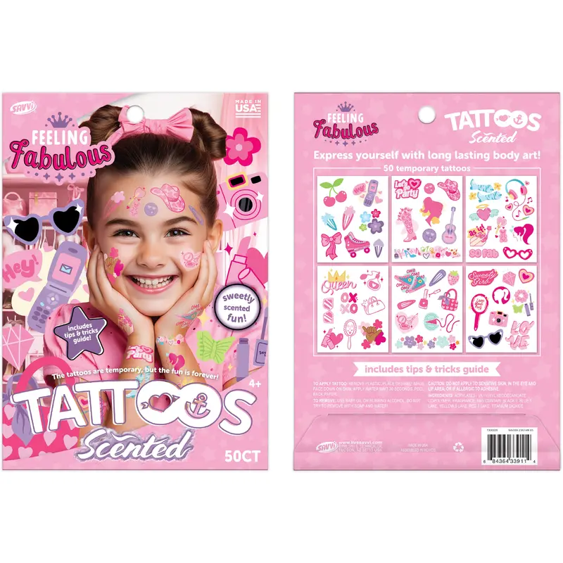 Savvi Fabulous Scented Tattoo Pouch (Sold Separately)