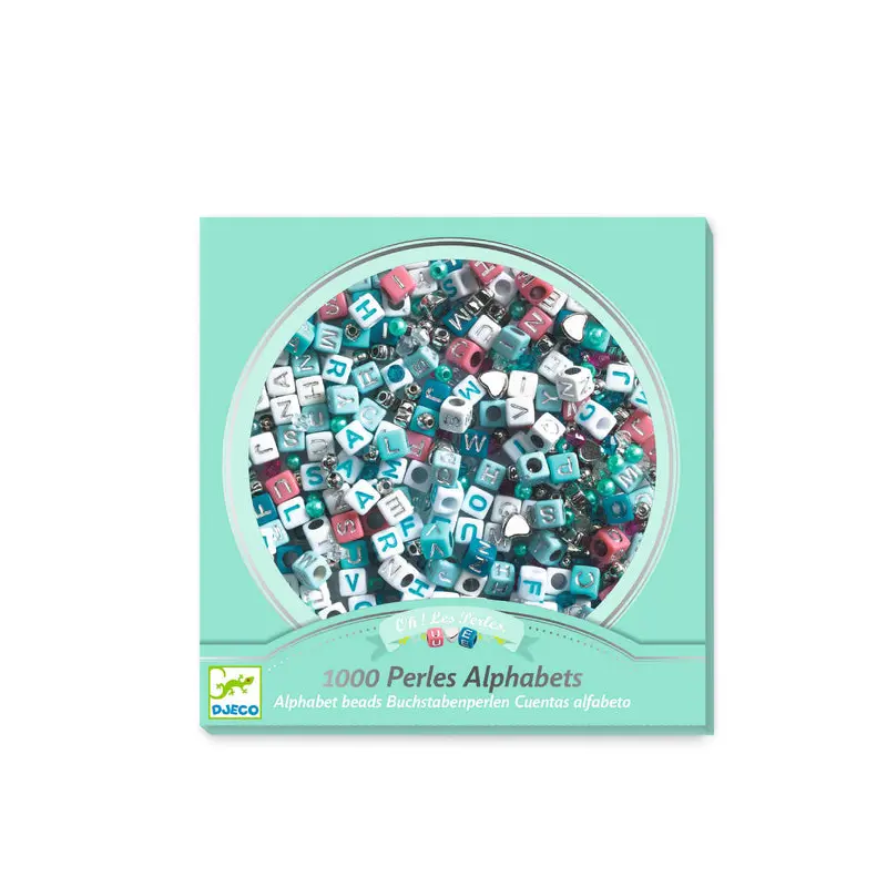 Alphabet Beads - Silver