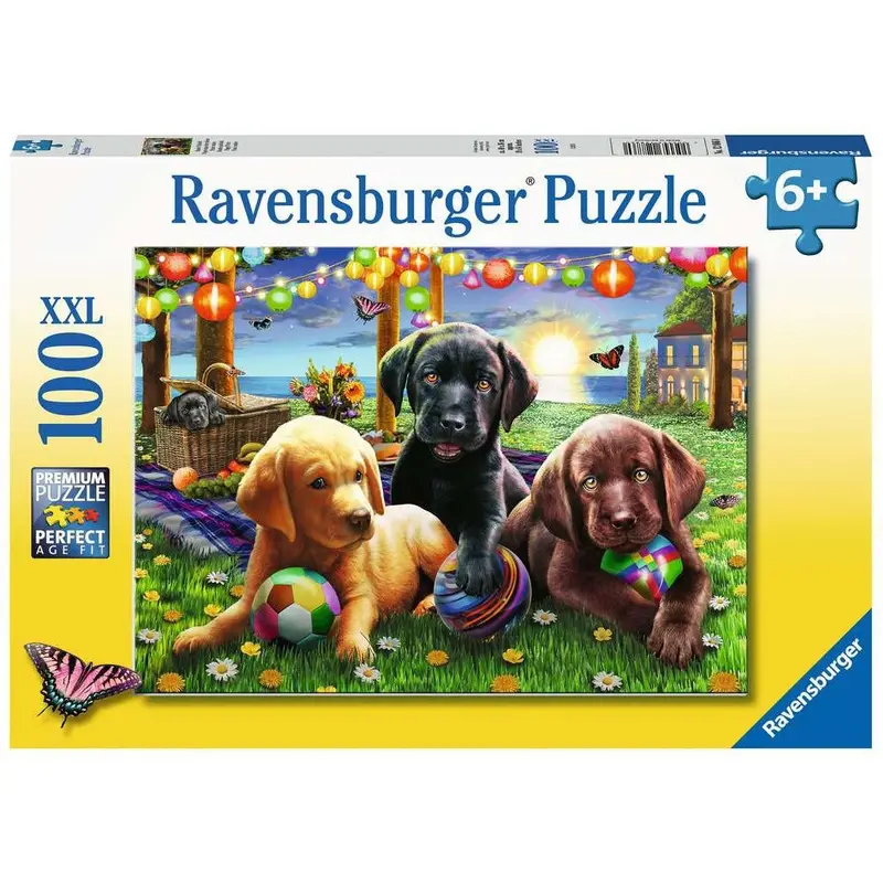 Puppy Picnic - 100XXL Pc Puzzle