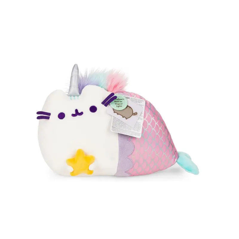 Pusheen Magical Lights Mermaid Pusheenicorn - 12 In