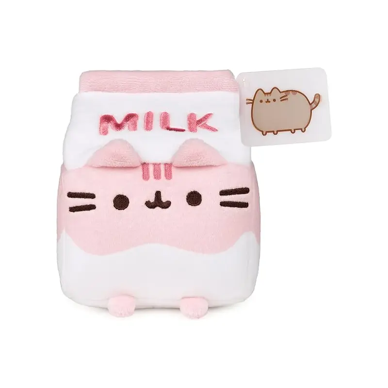 Pusheen Strawberry Milk  Sip Plush - 6 in